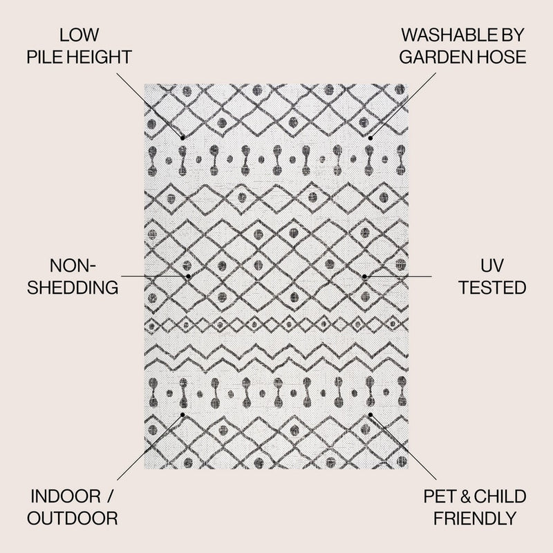 Nokat Tribal Bohemian Indoor/outdoor Area Rug