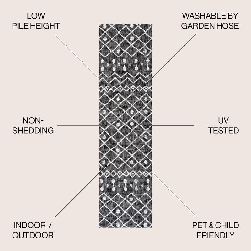Nokat Tribal Bohemian Indoor/outdoor Area Rug