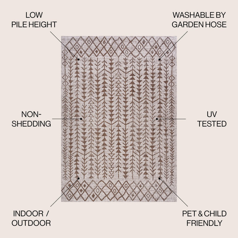 Tokay Bohemian Geometric Indoor/outdoor Area Rug