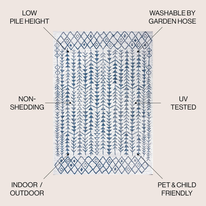 Tokay Bohemian Geometric Indoor/outdoor Area Rug
