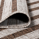 Sukie Modern Offset Stripe Indoor/outdoor Area Rug