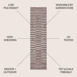 Sukie Modern Offset Stripe Indoor/outdoor Area Rug