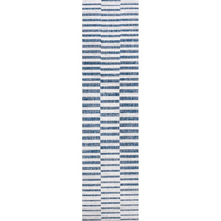 Sukie Modern Offset Stripe Indoor/outdoor Area Rug
