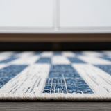 Sukie Modern Offset Stripe Indoor/outdoor Area Rug