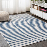 Sukie Modern Offset Stripe Indoor/outdoor Area Rug