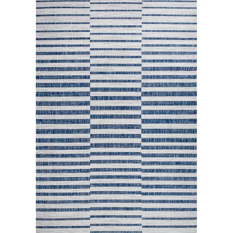 Sukie Modern Offset Stripe Indoor/outdoor Area Rug
