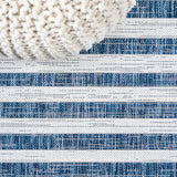 Sukie Modern Offset Stripe Indoor/outdoor Area Rug