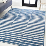 Sukie Modern Offset Stripe Indoor/outdoor Area Rug
