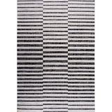 Sukie Modern Offset Stripe Indoor/outdoor Area Rug