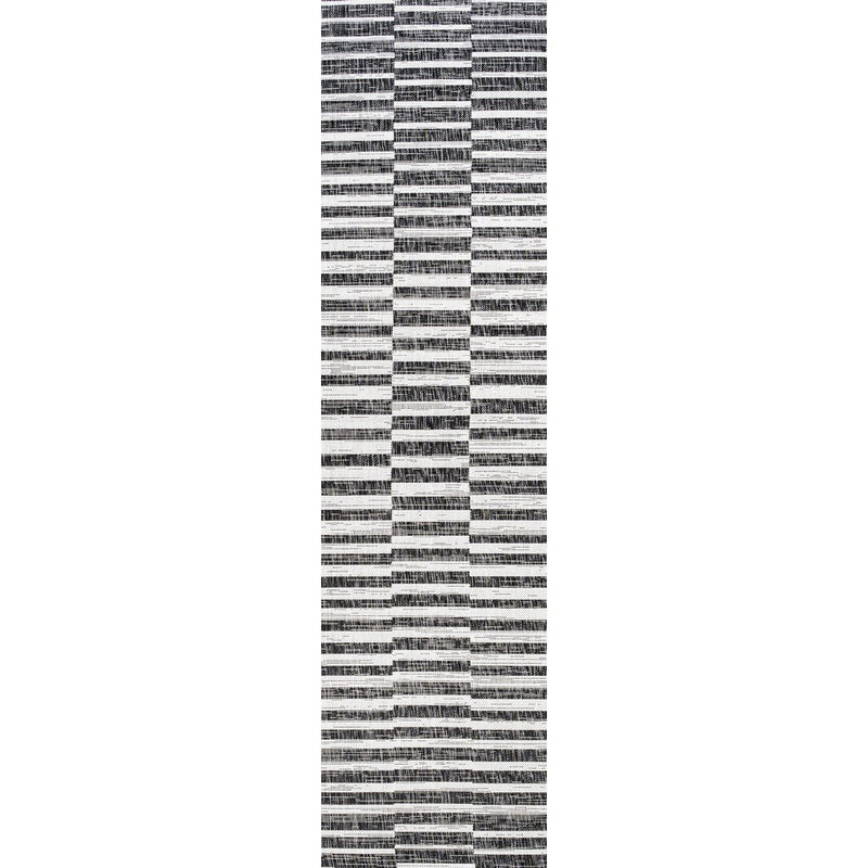Sukie Modern Offset Stripe Indoor/outdoor Area Rug