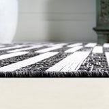 Sukie Modern Offset Stripe Indoor/outdoor Area Rug