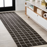 Grid Modern Squares Indoor/outdoor Area Rug