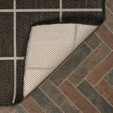 Grid Modern Squares Indoor/outdoor Area Rug