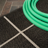 Grid Modern Squares Indoor/outdoor Area Rug
