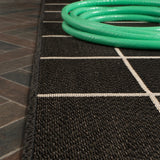 Grid Modern Squares Indoor/outdoor Area Rug