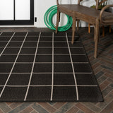 Grid Modern Squares Indoor/outdoor Area Rug