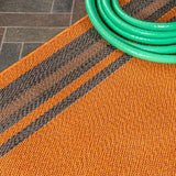 James Modern Border Stripe Indoor/outdoor Area Rug
