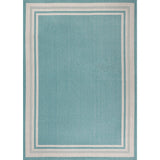 James Modern Border Stripe Indoor/outdoor Area Rug