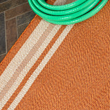 James Modern Border Stripe Indoor/outdoor Area Rug