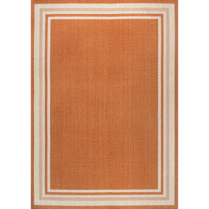 James Modern Border Stripe Indoor/outdoor Area Rug
