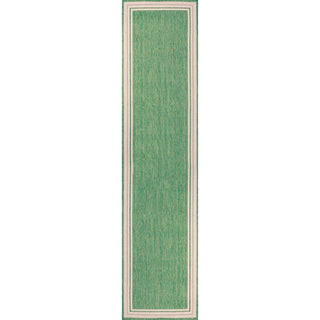 James Modern Border Stripe Indoor/outdoor Area Rug