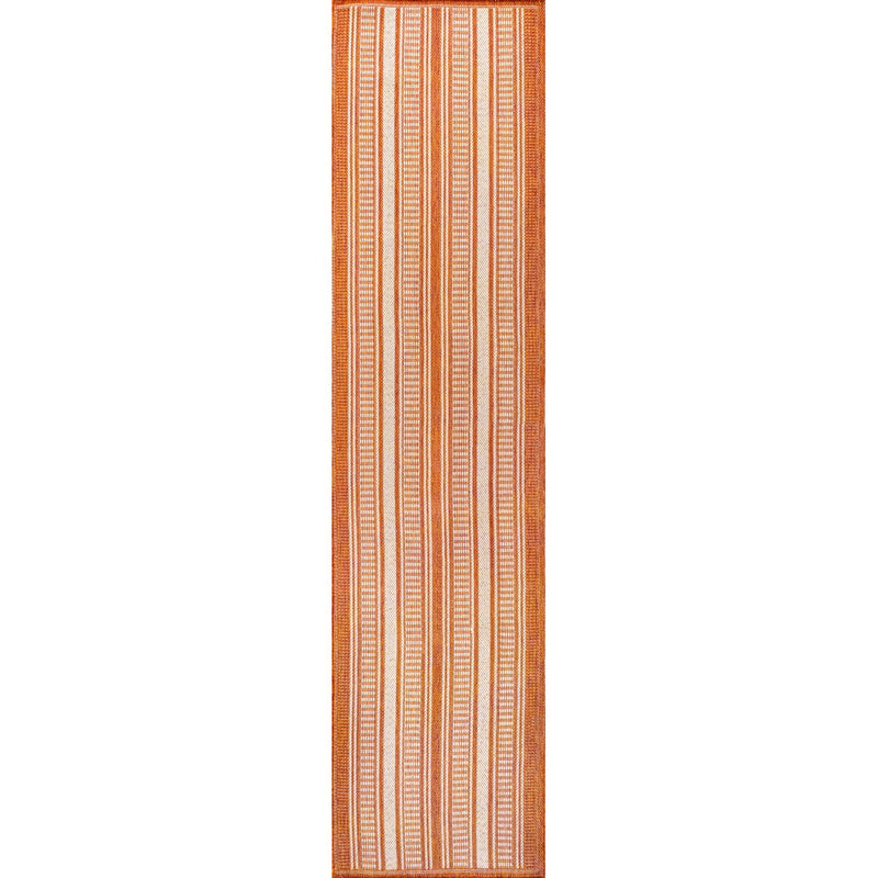Haynes Modern Double Stripe Indoor/outdoor Area Rug