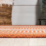 Haynes Modern Double Stripe Indoor/outdoor Area Rug