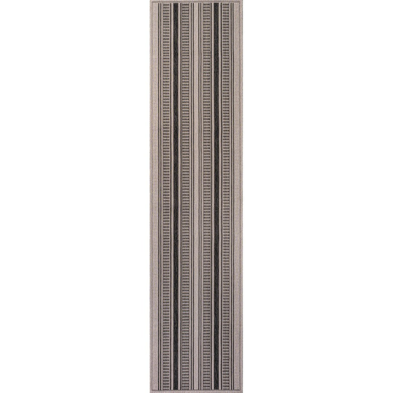 Haynes Modern Double Stripe Indoor/outdoor Area Rug