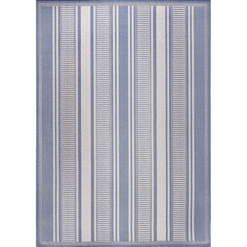 Haynes Modern Double Stripe Indoor/outdoor Area Rug