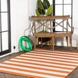 Negril Two-tone Wide Stripe Indoor/outdoor Area Rug