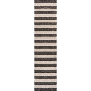 Negril Two-tone Wide Stripe Indoor/outdoor Area Rug