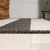 Negril Two-tone Wide Stripe Indoor/outdoor Area Rug