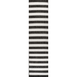 Negril Two-tone Wide Stripe Indoor/outdoor Area Rug