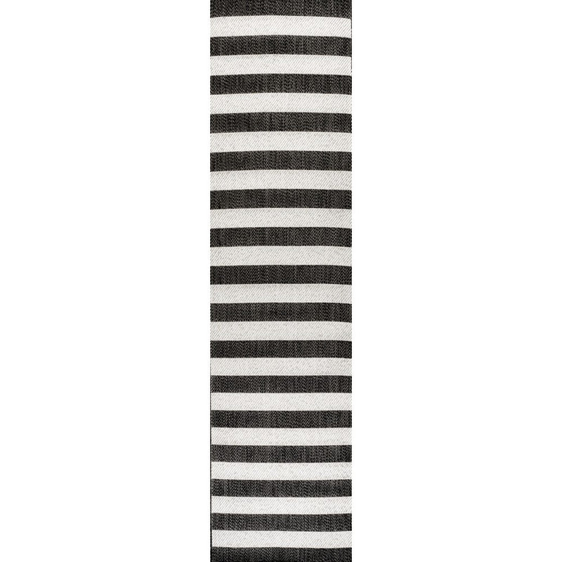 Negril Two-tone Wide Stripe Indoor/outdoor Area Rug