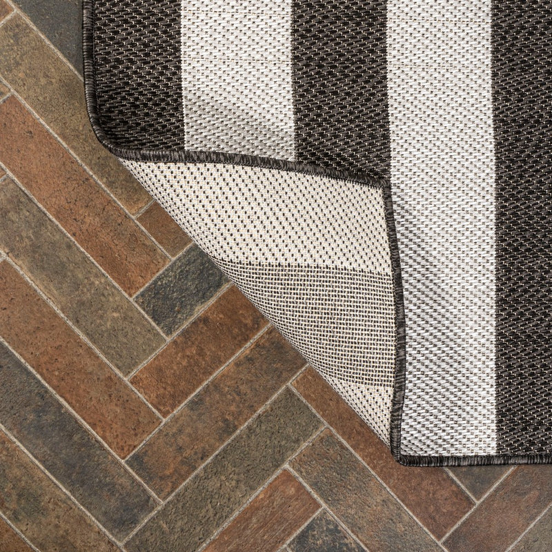 Negril Two-tone Wide Stripe Indoor/outdoor Area Rug