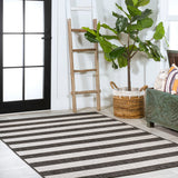 Negril Two-tone Wide Stripe Indoor/outdoor Area Rug