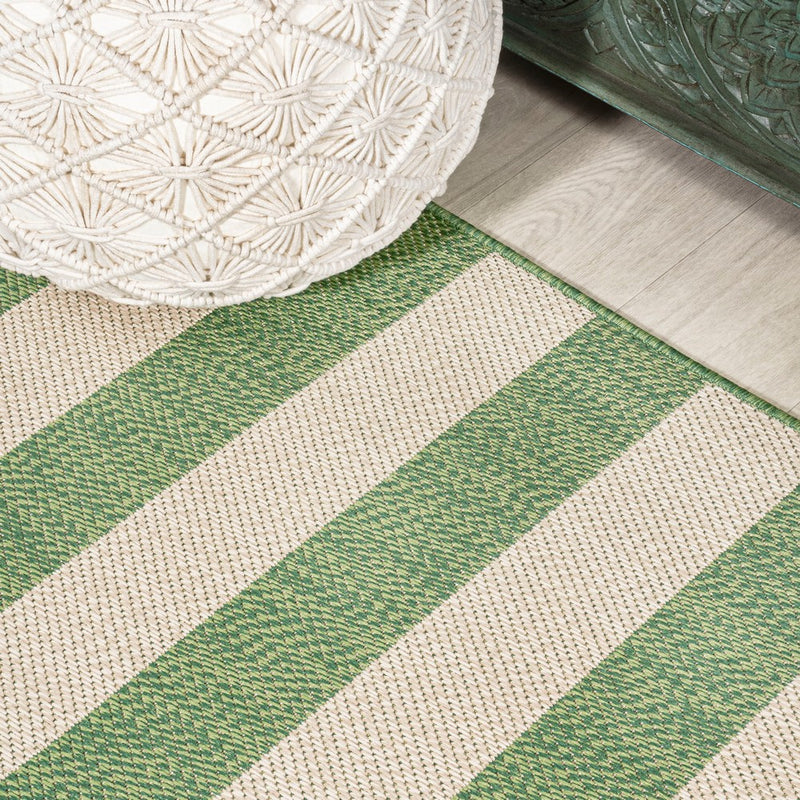 Negril Two-tone Wide Stripe Indoor/outdoor Area Rug