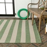 Negril Two-tone Wide Stripe Indoor/outdoor Area Rug
