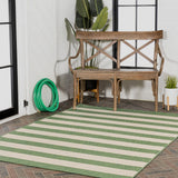 Negril Two-tone Wide Stripe Indoor/outdoor Area Rug