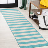 Negril Two-tone Wide Stripe Indoor/outdoor Area Rug