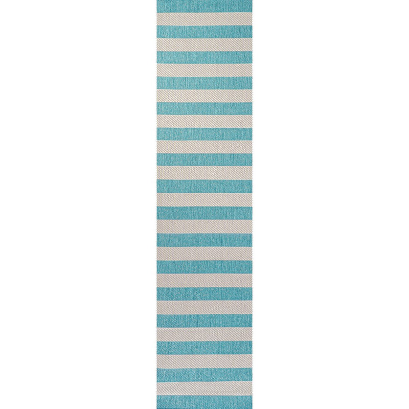 Negril Two-tone Wide Stripe Indoor/outdoor Area Rug