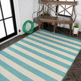 Negril Two-tone Wide Stripe Indoor/outdoor Area Rug