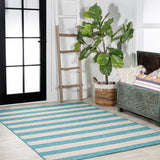 Negril Two-tone Wide Stripe Indoor/outdoor Area Rug