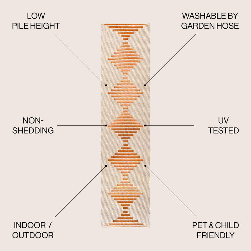Vinales Diamond Stripe Indoor/outdoor Area Rug