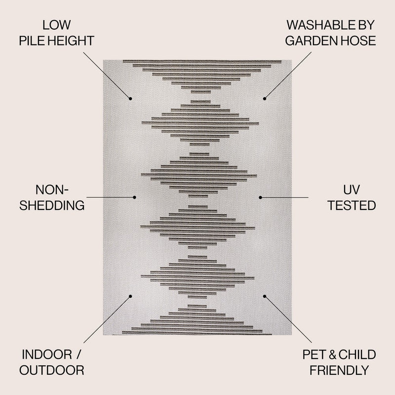 Vinales Diamond Stripe Indoor/outdoor Area Rug