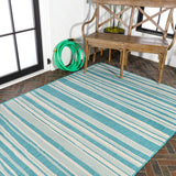 Castara Wavy Stripe Modern Indoor/outdoor Area Rug