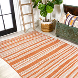 Castara Wavy Stripe Modern Indoor/outdoor Area Rug