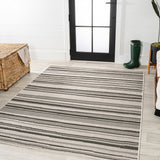 Castara Wavy Stripe Modern Indoor/outdoor Area Rug
