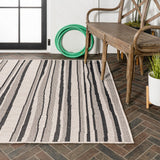 Castara Wavy Stripe Modern Indoor/outdoor Area Rug