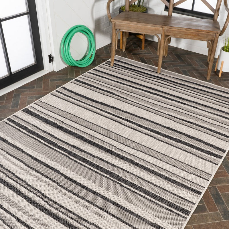 Castara Wavy Stripe Modern Indoor/outdoor Area Rug